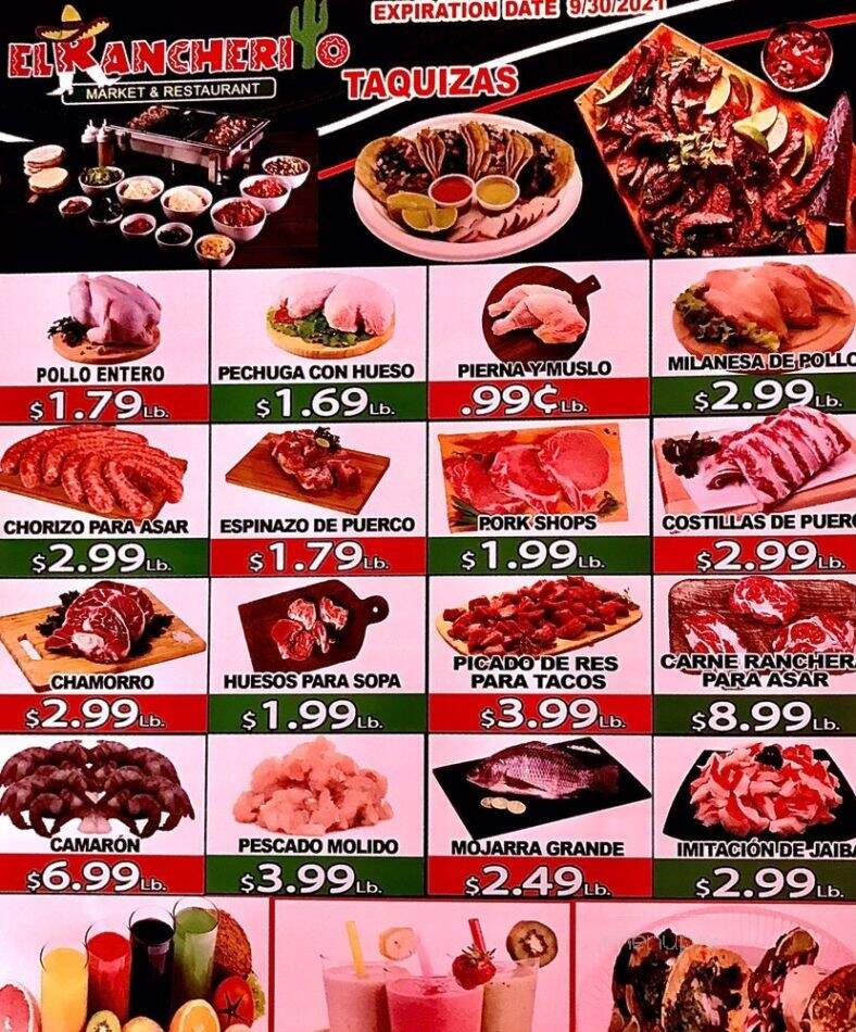 El Rancherito - Van Nuys, CA menu_pic