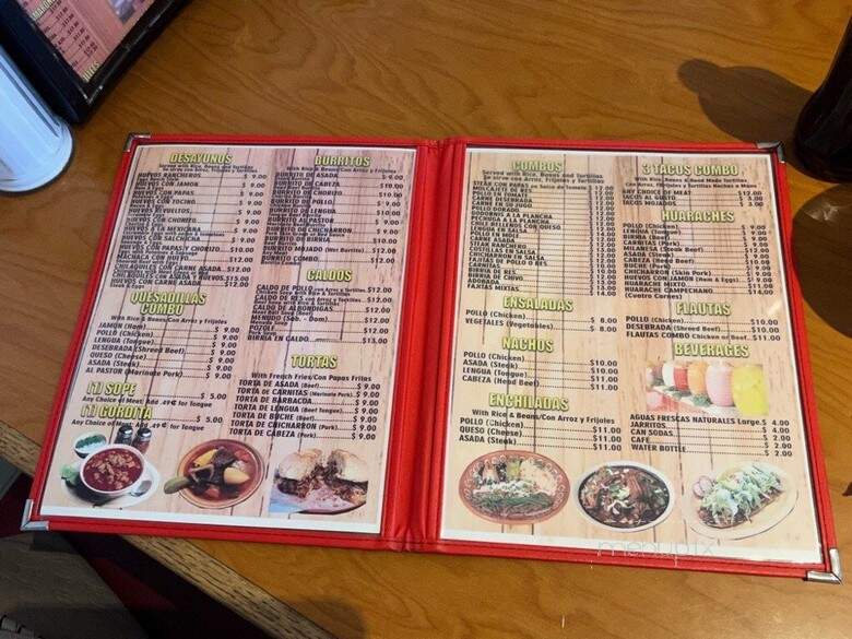 La Cocinita Restaurant - Pacoima, CA menu_pic