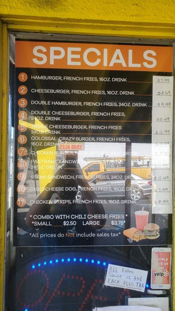 Key Drive In - Pacoima, CA menu_pic