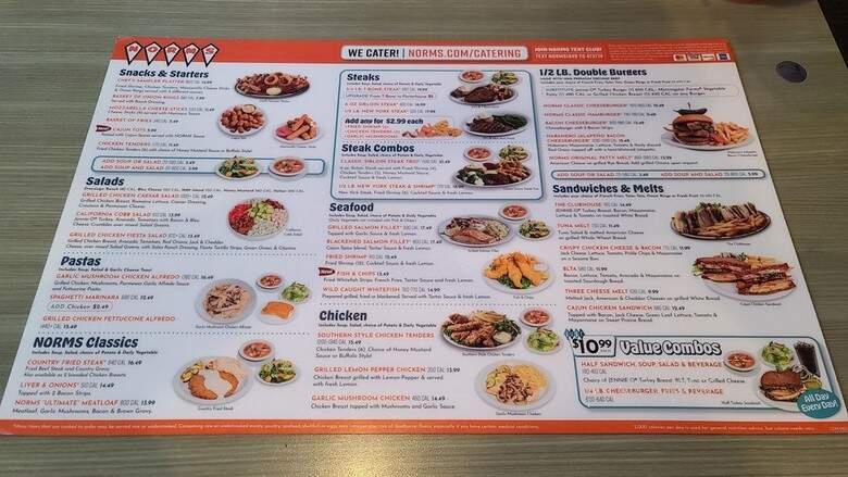 Norm's Restaurant - Torrance, CA menu_pic