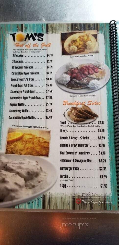 Tom's Burgers - Lynwood, CA menu_pic