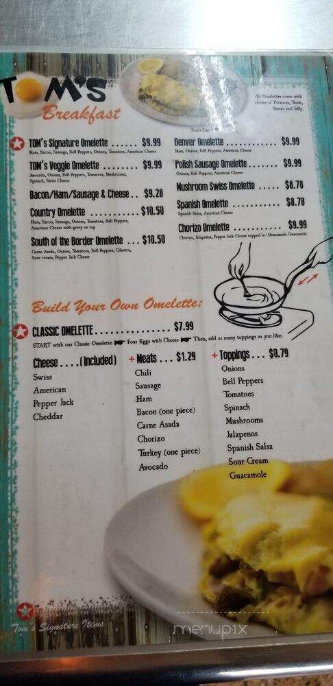Tom's Burgers - Lynwood, CA menu_pic