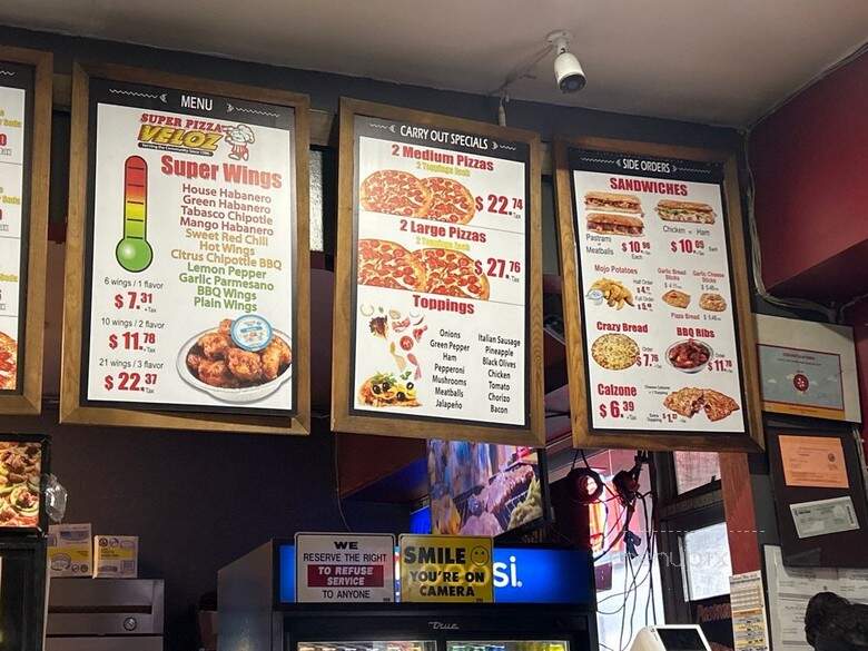 Super Pizza Veloz - Bell, CA menu_pic