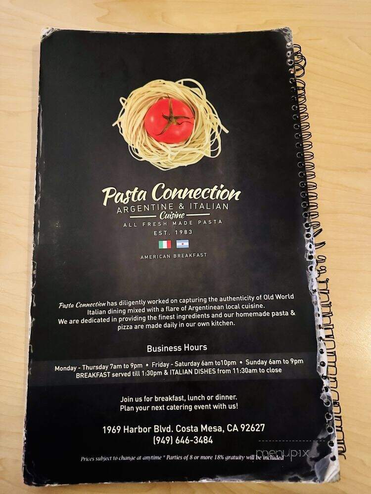 Pasta Connection - Costa Mesa, CA