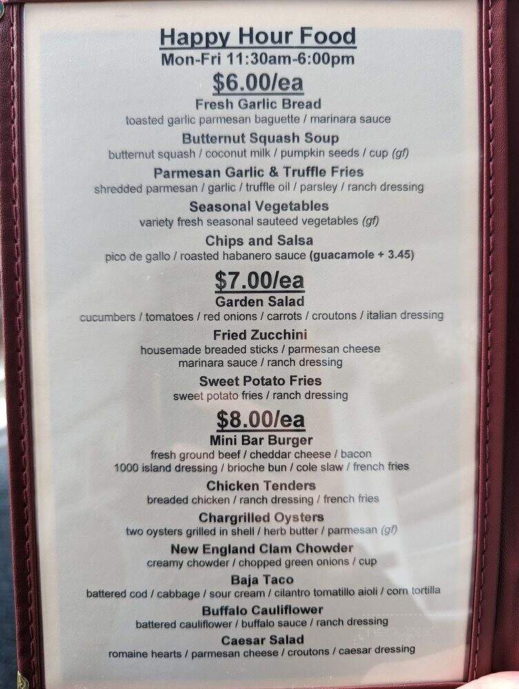 Newport Landing Restaurant - Newport Beach, CA menu_pic