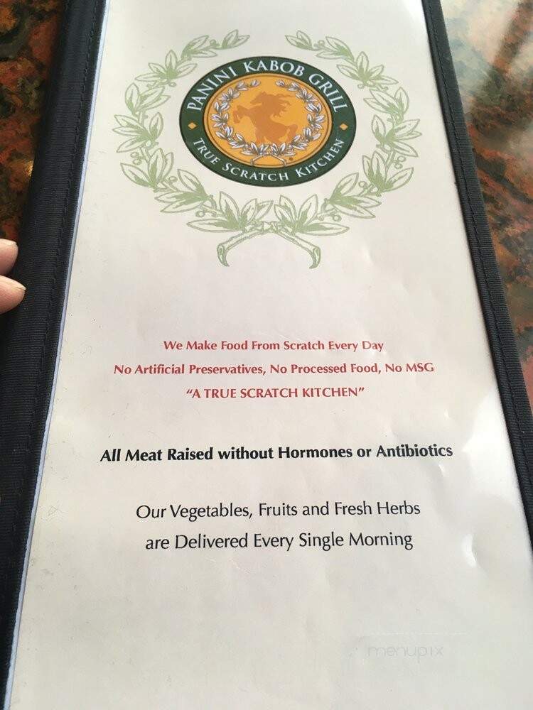 Caffe Panini - Corona Del Mar, CA menu_pic