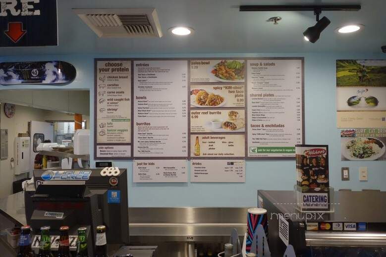 Wahoo's Fish Taco - Santa Ana, CA menu_pic