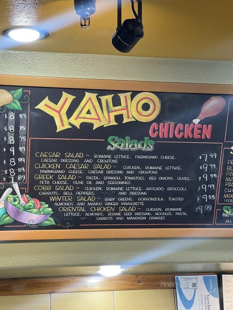 Louie's Chicken Cafe - Chino, CA menu_pic