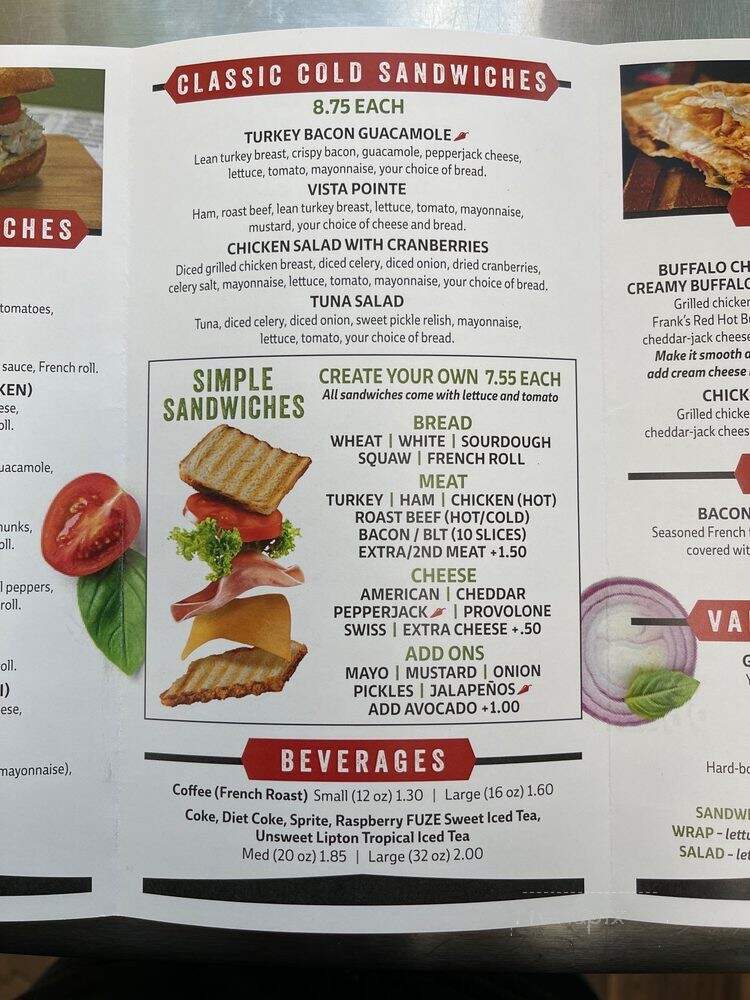 Deli At Vista Pointe - Diamond Bar, CA menu_pic