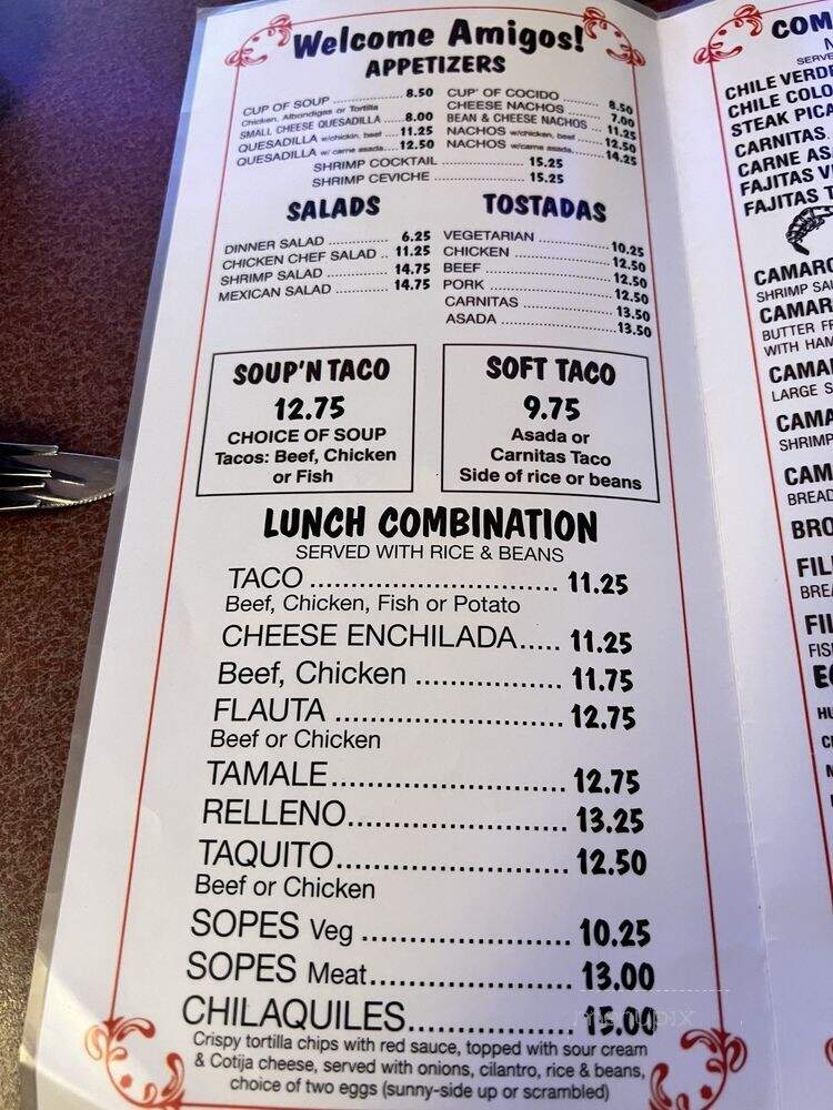 La Villa Kitchen - San Dimas, CA menu_pic