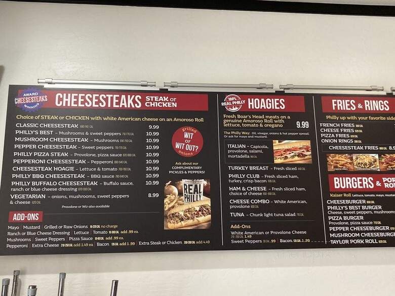 Philly's Best Cheesesteaks - San Dimas, CA menu_pic