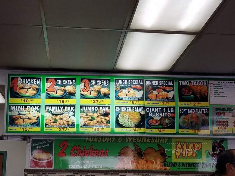 Juan Pollo - Pomona, CA menu_pic