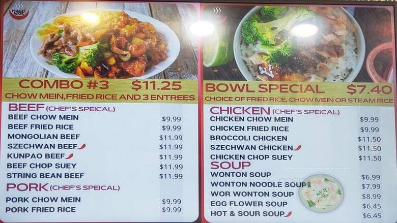 Magic Wok - Chino Hills, CA menu_pic