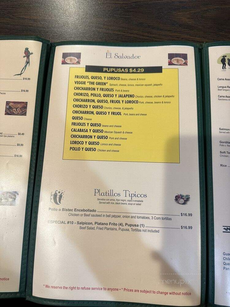 Guasalmex Restaurant - Pomona, CA menu_pic