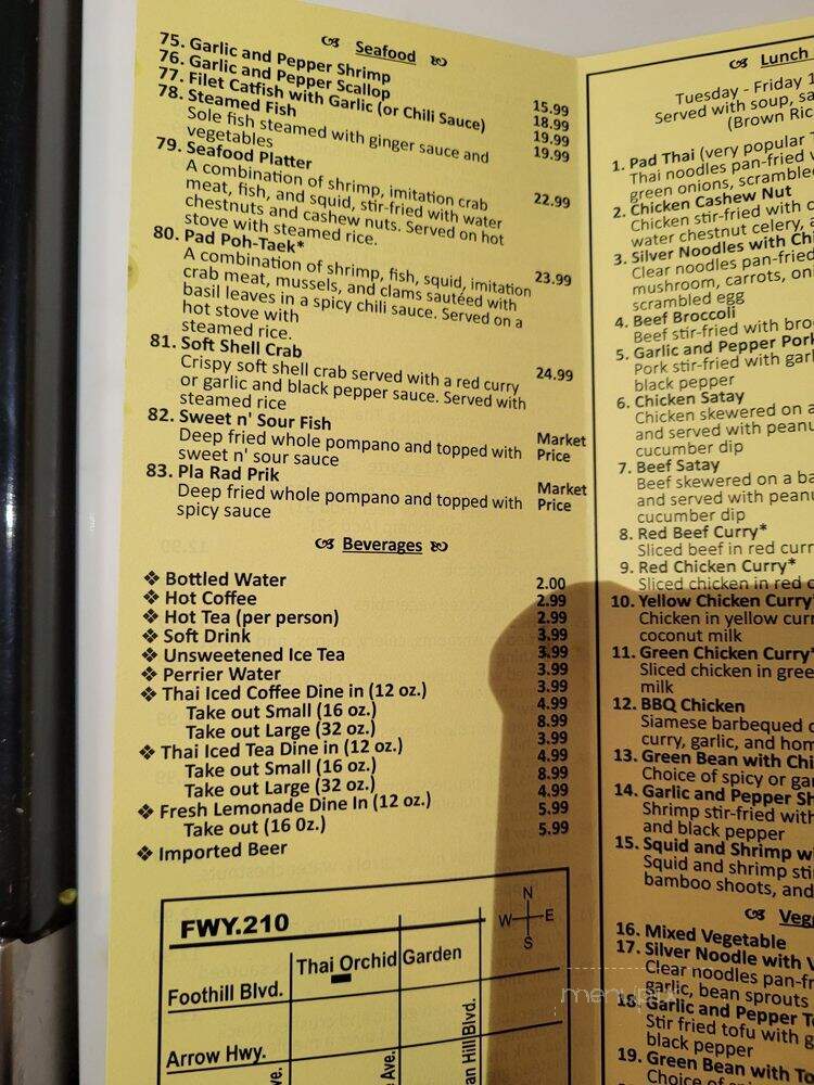 Thai Orchid Garden - Pomona, CA menu_pic