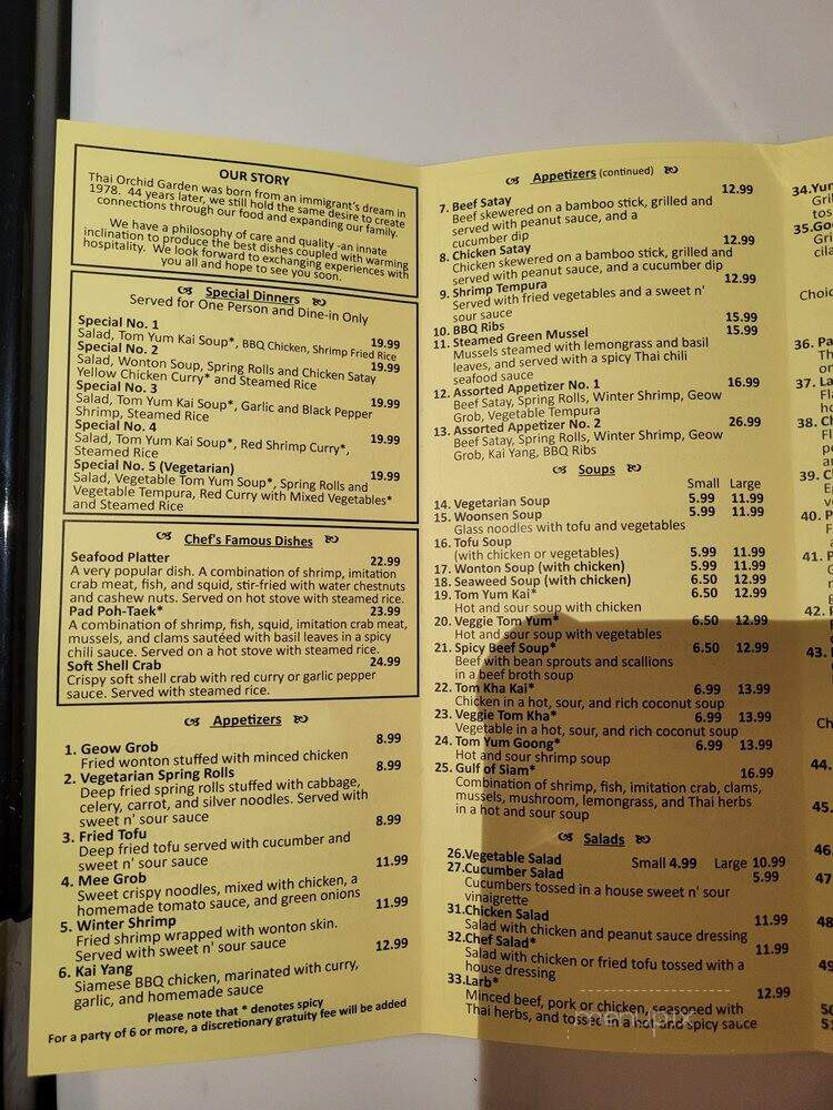 Thai Orchid Garden - Pomona, CA menu_pic