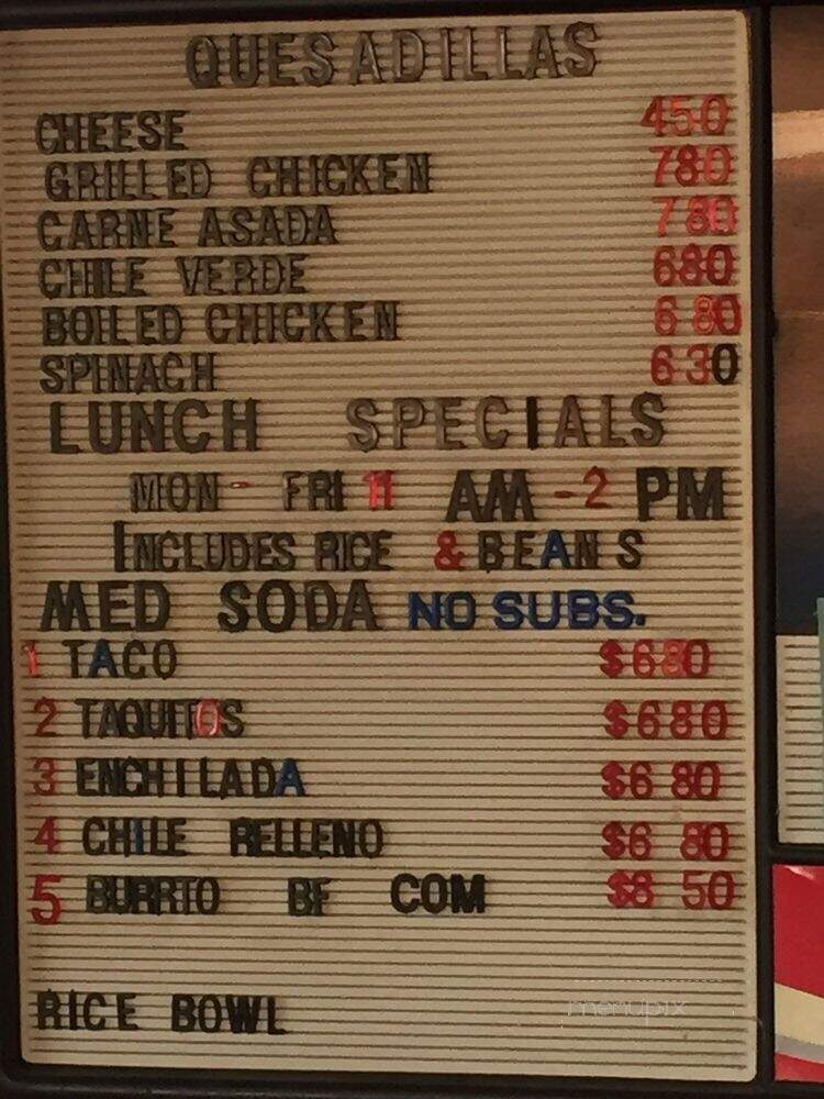 Zenedejas Mexican Take Out - Chino, CA