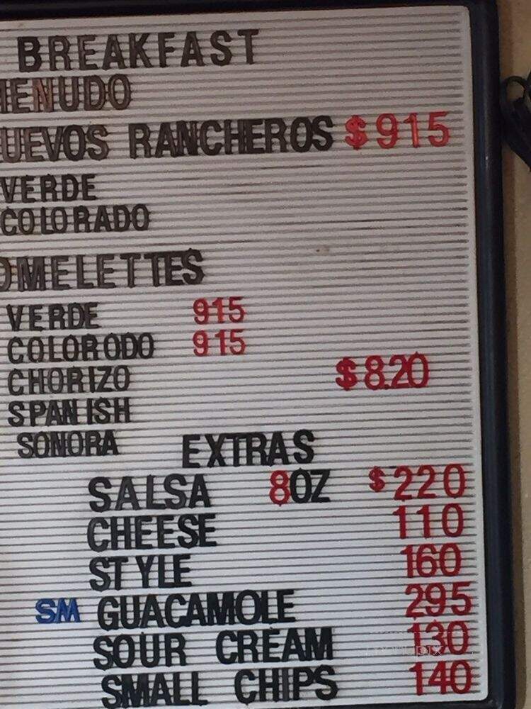 Zenedejas Mexican Take Out - Chino, CA