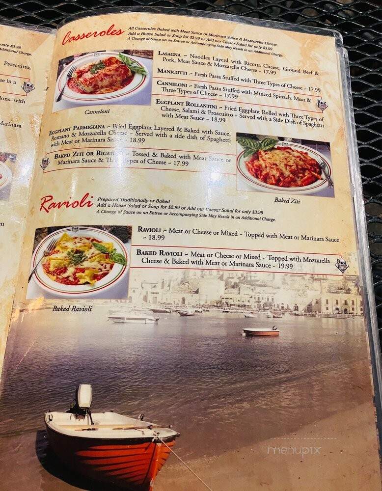 Peppino's Italian Restaurants - Aliso Viejo, CA menu_pic