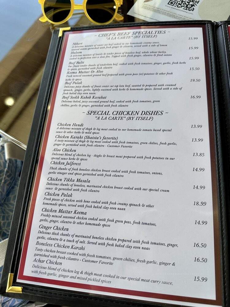 Gul Naz Cuisine Of Pakistan - Colton, CA menu_pic