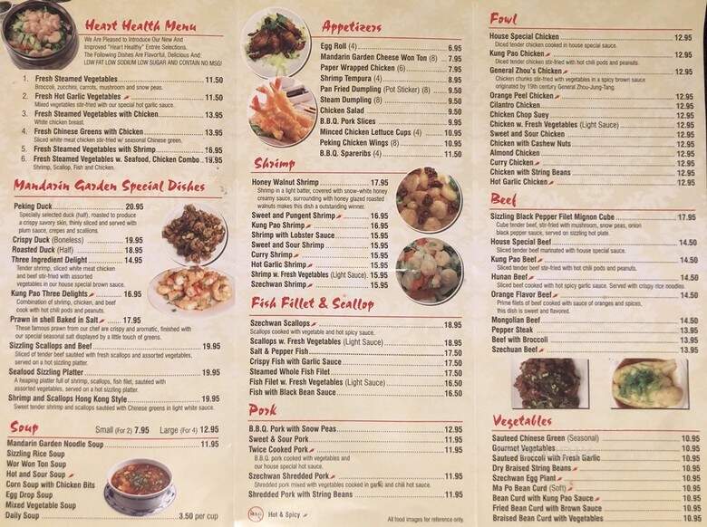 New Mandarin Garden - Laguna Niguel, CA menu_pic
