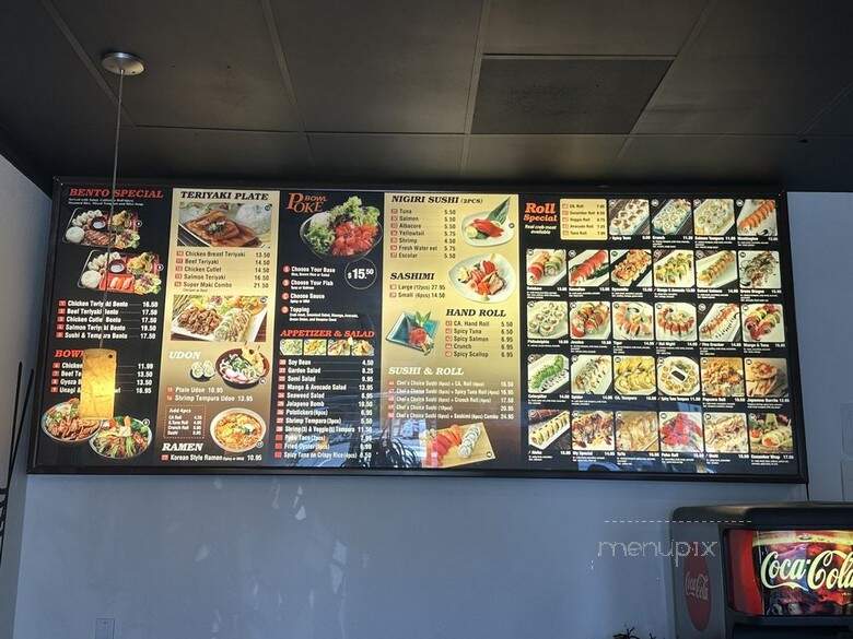 Maki Yaki - Dana Point, CA menu_pic