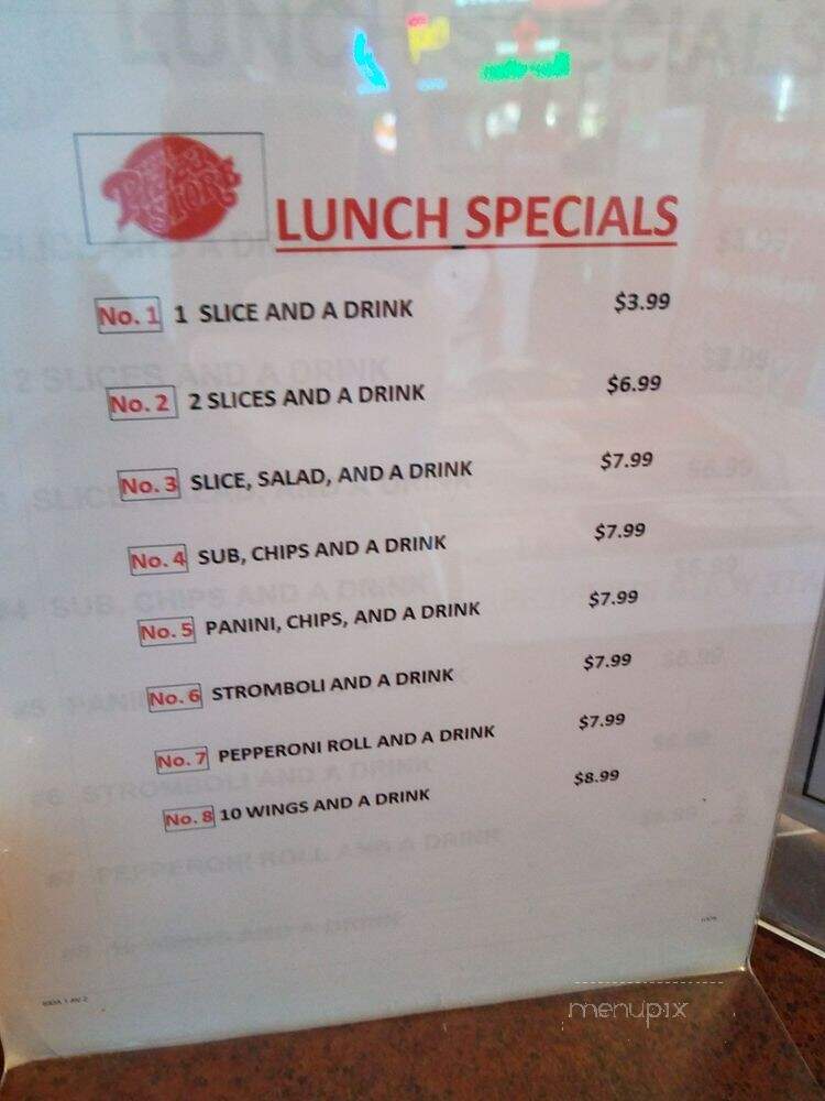 Pizza Store - Laguna Hills, CA menu_pic