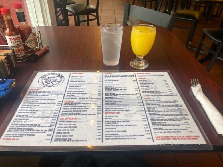 Harbor House Cafe - Dana Point, CA menu_pic