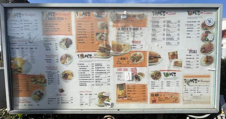 Tom's - Pomona, CA menu_pic