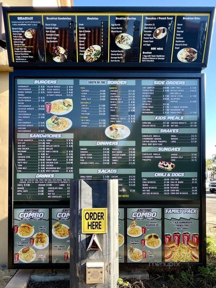 Hot Off The Grill - Laguna Hills, CA menu_pic