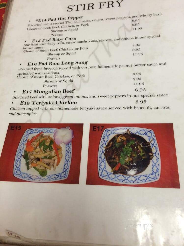 Royal Thai Restaurant - Chino Hills, CA menu_pic