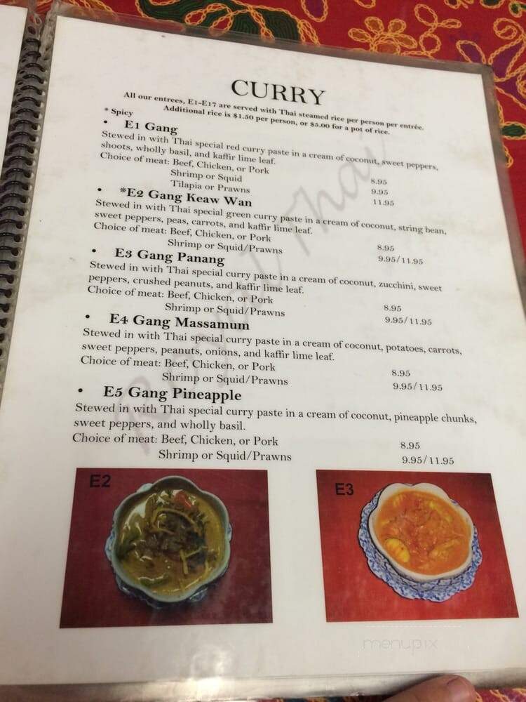Royal Thai Restaurant - Chino Hills, CA menu_pic