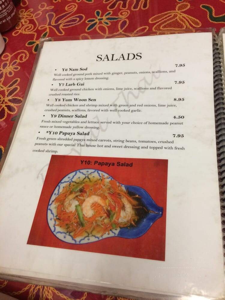 Royal Thai Restaurant - Chino Hills, CA menu_pic