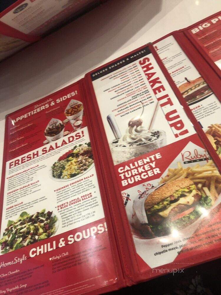 Ruby's Aero Diner - Laguna Hills, CA menu_pic