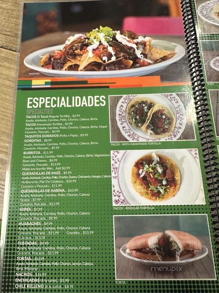 Taqueria El Coyotito - San Juan Capistrano, CA menu_pic