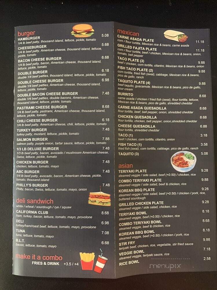 Genes Grinders - La Verne, CA menu_pic