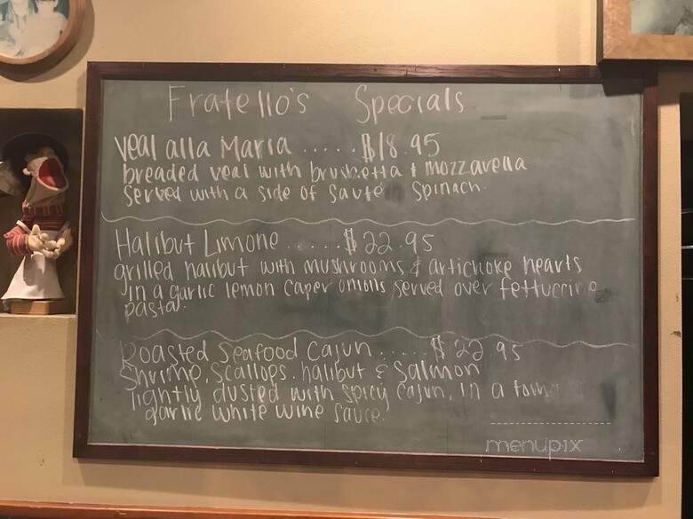 Fratellos - Laguna Niguel, CA menu_pic