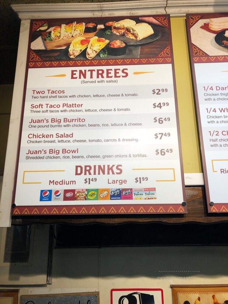 Juan Pollo - Upland, CA menu_pic