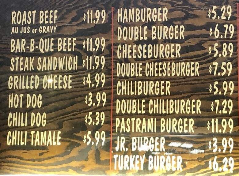Hat - Lake Forest, CA menu_pic