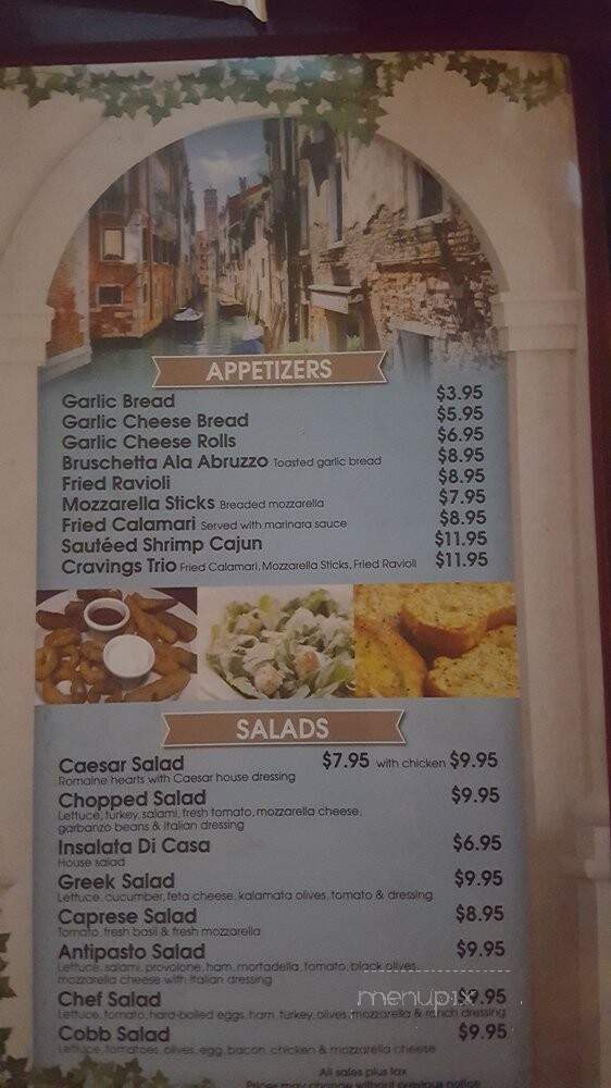 Italian Cravings - San Clemente, CA menu_pic