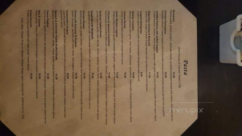 Romanos - San Clemente, CA menu_pic