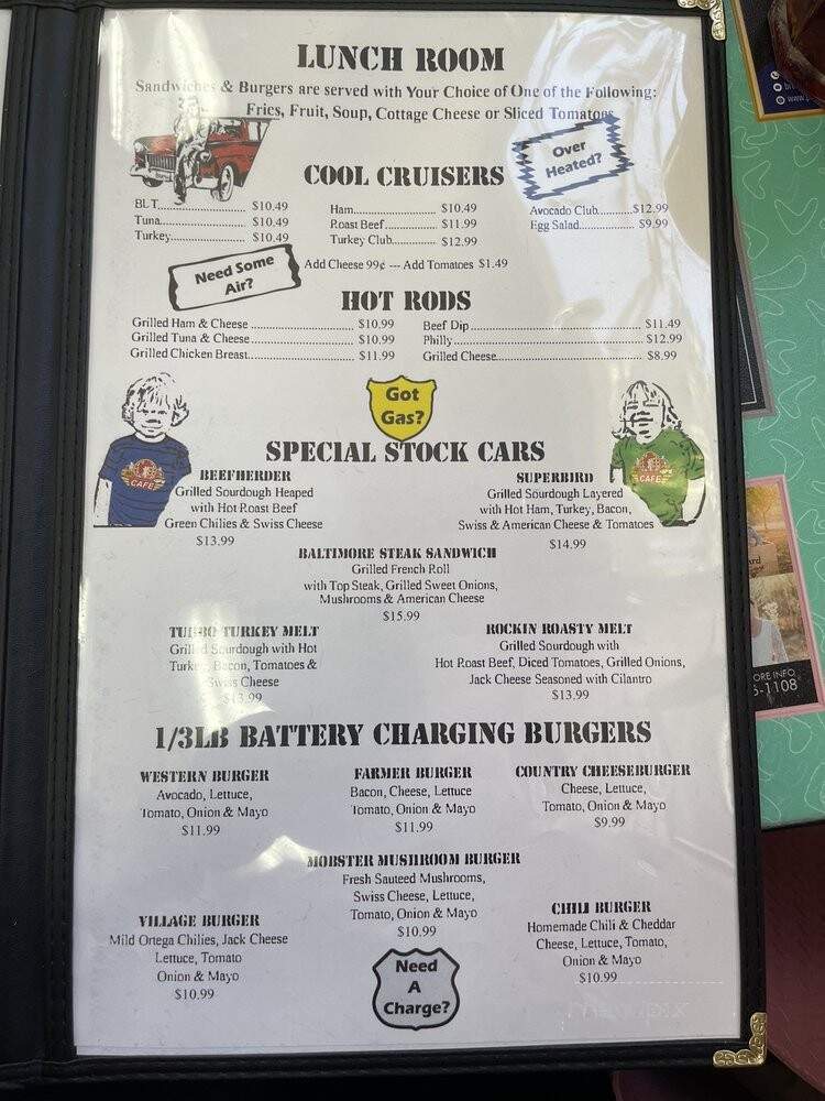 Nancy's Cafe - Rancho Cucamonga, CA menu_pic