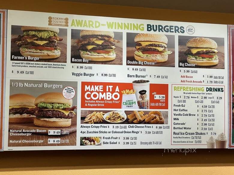 Farmer Boys Restaurant - Ontario, CA menu_pic