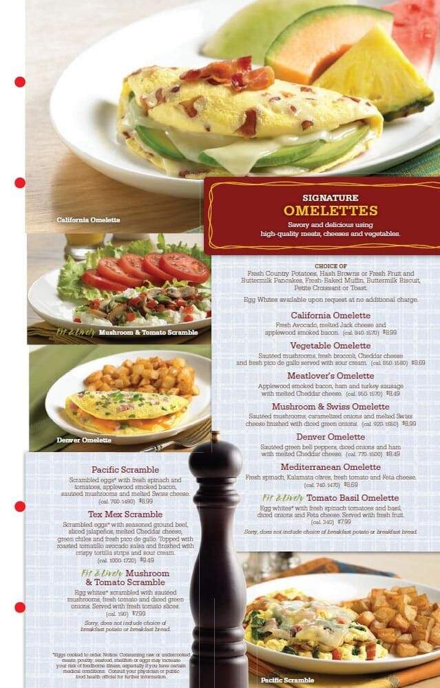 Coco's Bakery Restaurant - Rancho Cucamonga, CA menu_pic