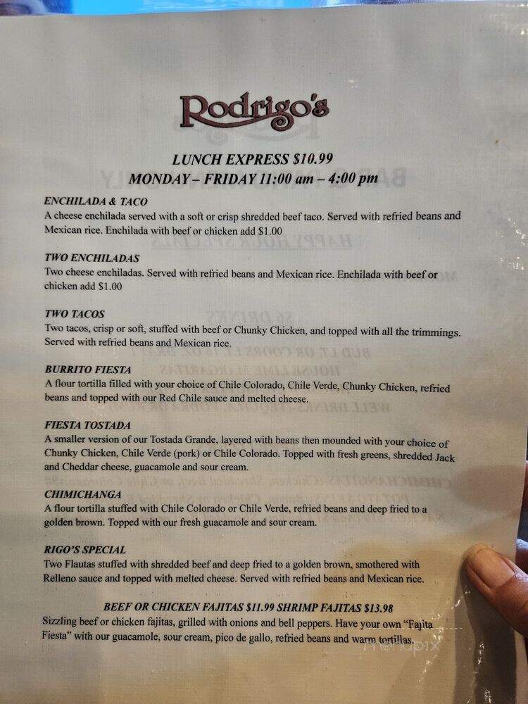 Rodrigo's - Corona, CA