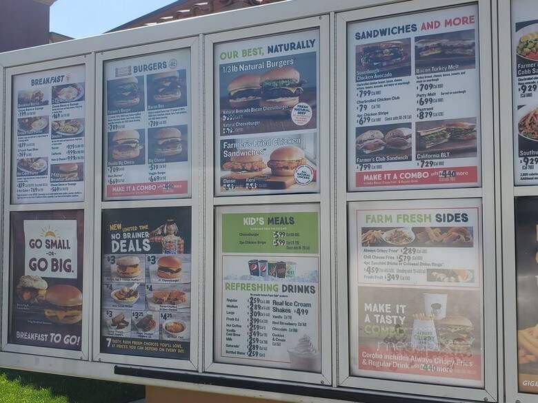 Farmer Boys Restaurant - Rancho Cucamonga, CA menu_pic