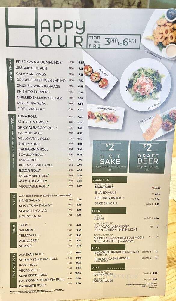 Kabuki Japanese Restaurant - Rancho Cucamonga, CA menu_pic