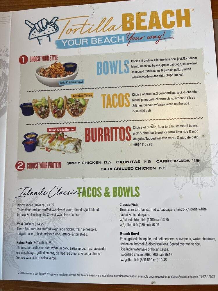 Islands Restaurants - Riverside, CA menu_pic