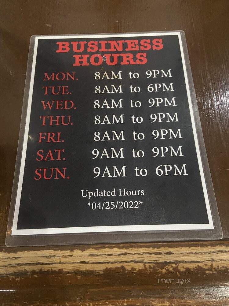 Back To The Grind - Riverside, CA menu_pic