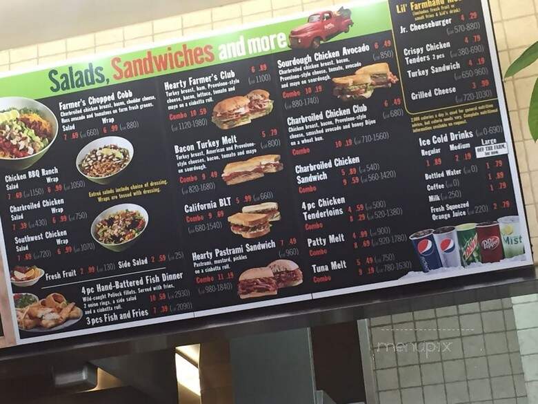 Farmer Boys Restaurant - Montclair, CA menu_pic